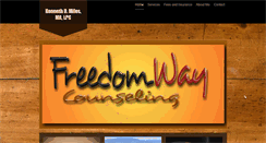 Desktop Screenshot of freedomwaycounseling.com